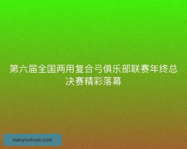 第六届全国两用复合弓俱乐部联赛年终总决赛精彩落幕